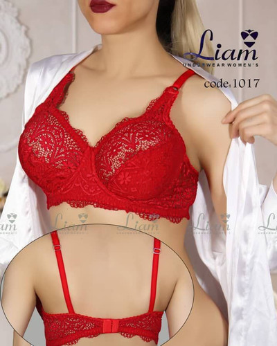 سوتین تک دانتل زیر نخی RED