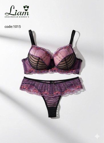 ست تورگاز بنفش و مشکی